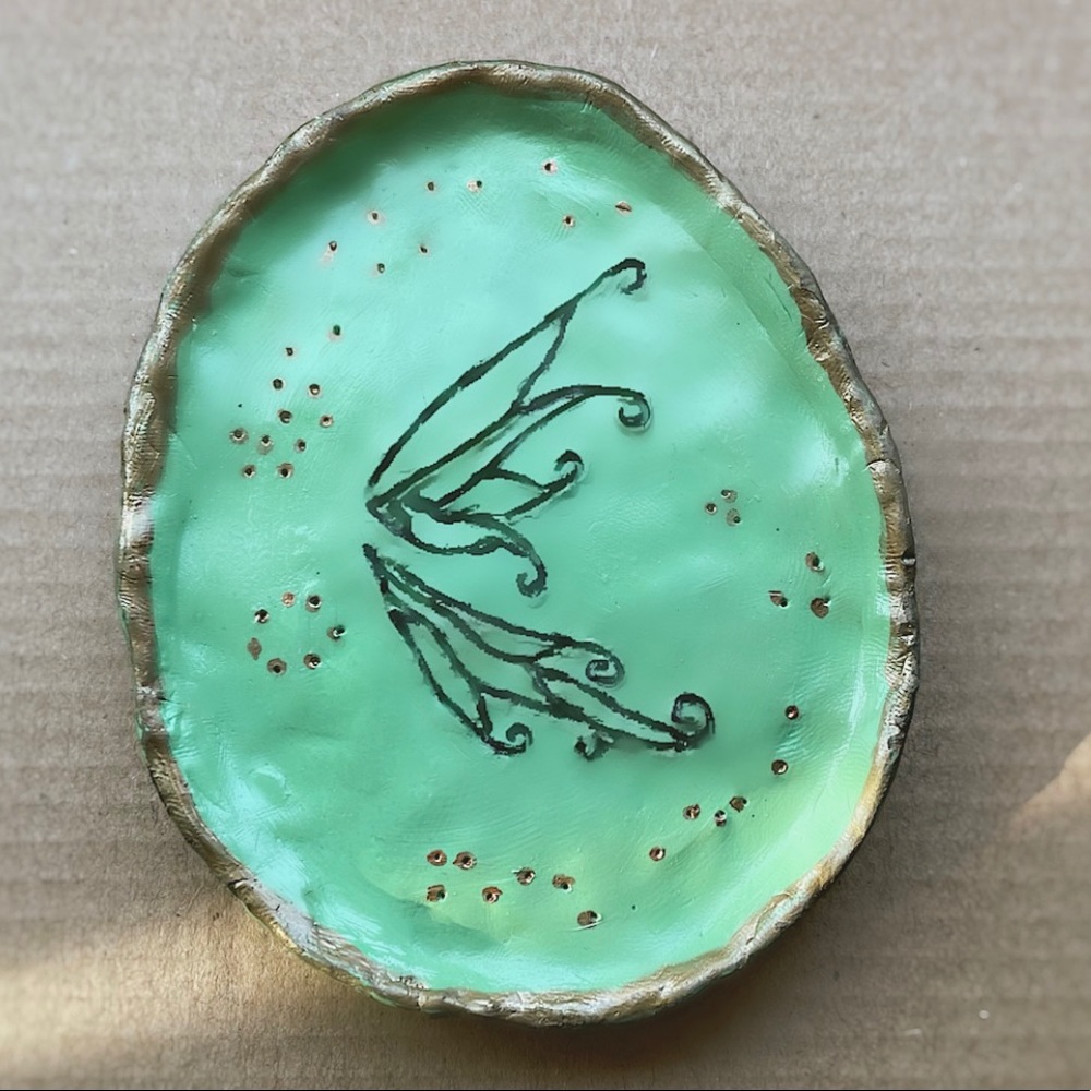fairy wing ring dish